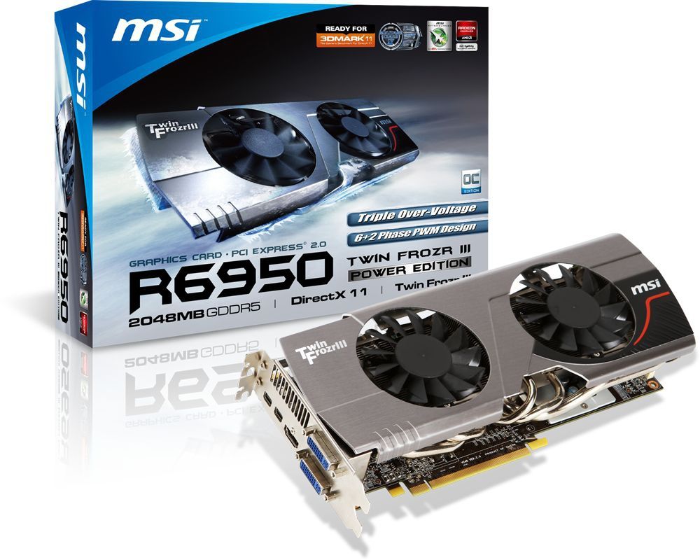 MSI 912-V246-016 graphics card AMD Radeon HD6950 2 GB GDDR5