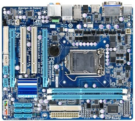 GIGABYTE GA-H55M-D2H Intel® H55 LGA 1156 (Socket H) micro ATX
