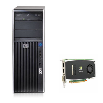 HP Z400 + NVIDIA Quadro FX1800 Intel® Xeon® 3000 Sequence W3530 6 GB DDR3-SDRAM Windows 7 Professional Minitower Workstation