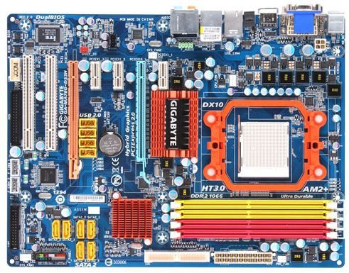 GIGABYTE GA-MA78G-DS3H AMD 780G Socket AM3 ATX
