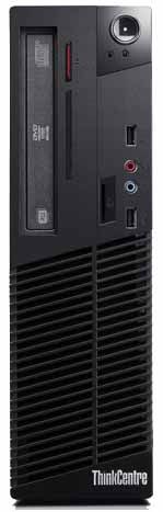 Lenovo ThinkCentre M71e Intel® Pentium® G620 3 GB DDR3-SDRAM 500 GB Windows 7 Professional SFF PC Black
