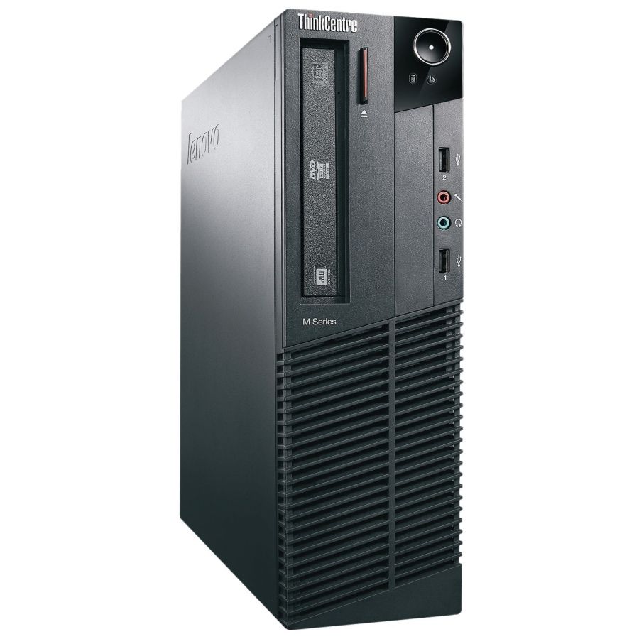 Lenovo ThinkCentre M81 Intel® Core™ i3 i3-2120 4 GB DDR3-SDRAM 320 GB Windows 7 Professional SFF PC Black, Red, Silver