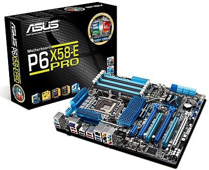 ASUS P6X58-E PRO motherboard Intel® X58 Socket B (LGA 1366) ATX