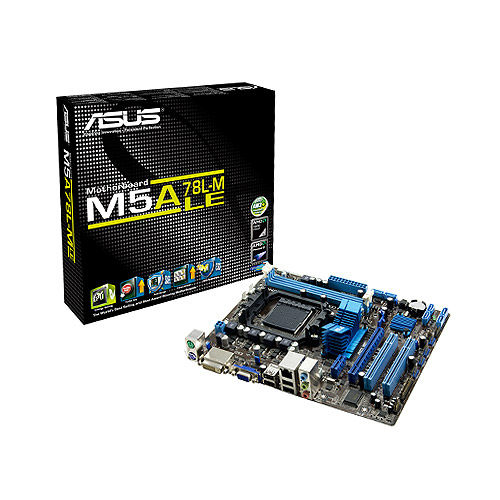 ASUS M5A78L-M LE motherboard AMD 760G Socket AM3 micro ATX