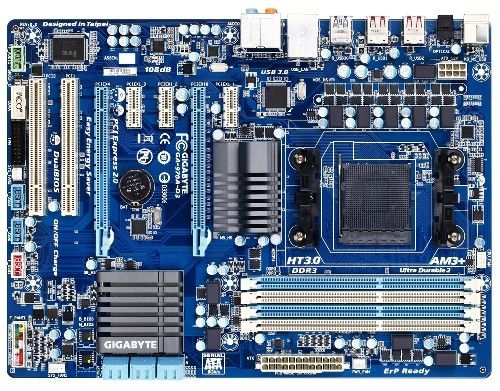 GIGABYTE GA-970A-D3 motherboard AMD 970 Socket AM3 ATX