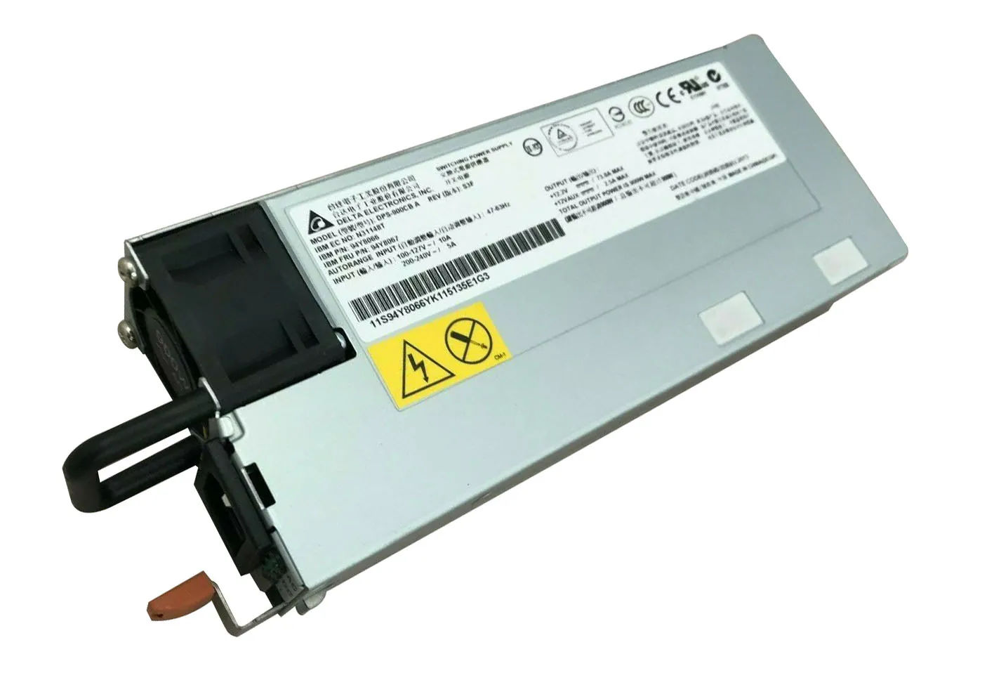 94Y8066 - IBM 900-Watts 200-240V 5A 47-63Hz Power Supply