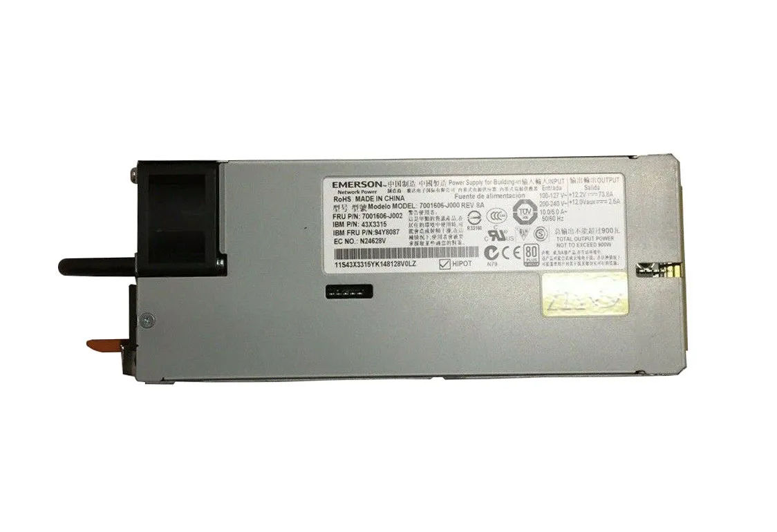 94Y8087 - IBM 900-Watts 200-240V 5A Platinum Power Supply For X3650