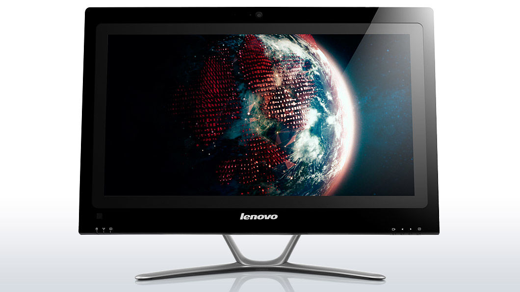Lenovo Essential C440 Intel Pentium G G2030 54.6 cm (21.5") 1920 x 1080 pixels Touchscreen All-in-One PC 4 GB DDR3-SDRAM 1 TB HDD Windows 8 Black