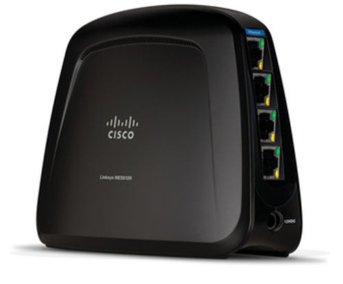 Linksys WES610N wireless router Fast Ethernet Dual-band (2.4 GHz / 5 GHz) Black