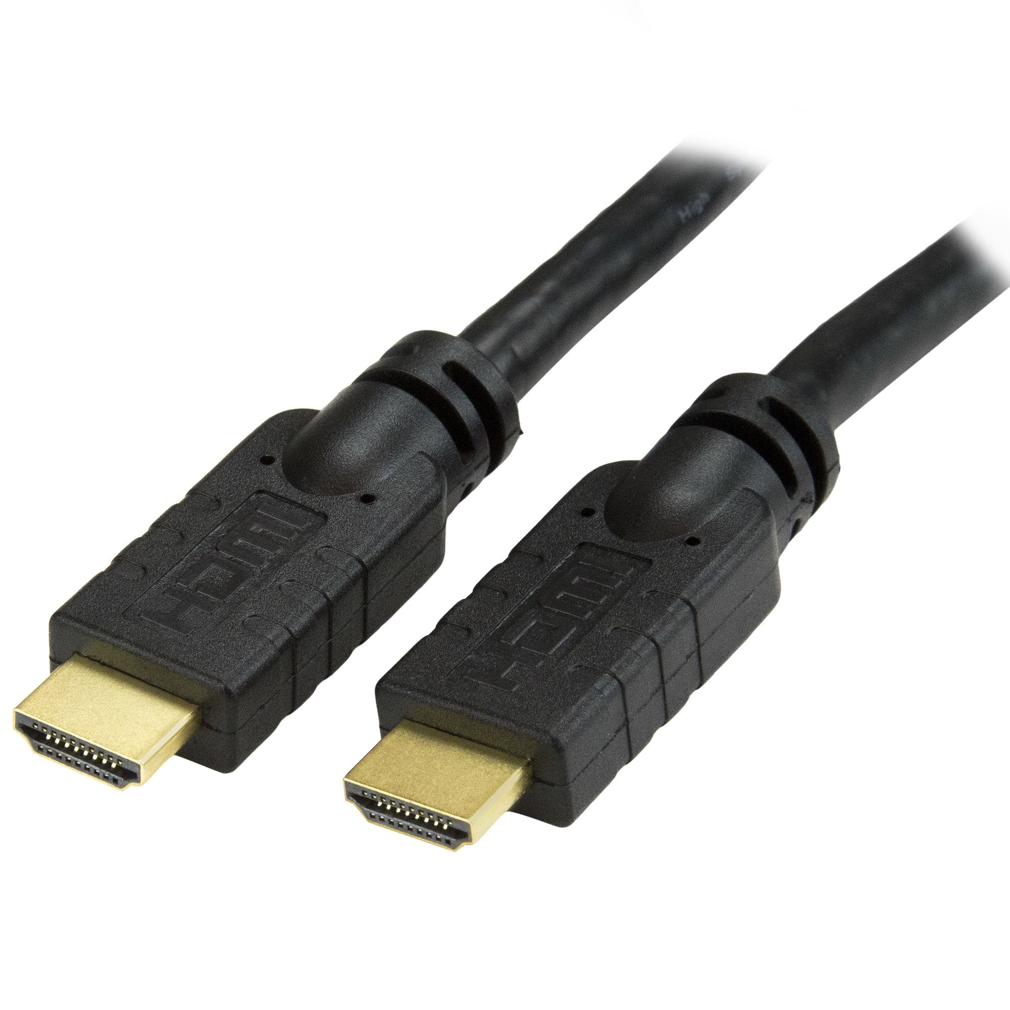 StarTech.com 6.1m HDMI Cable - 4K High Speed HDMI Cable with Ethernet - 4K 30Hz UHD HDMI Cord - 10.2 Gbps Bandwidth - HDMI 1.4 Video / Display Cable M/M 28AWG - HDCP 1.4 - Black~20ft HDMI Cable - 4K High Speed HDMI Cable with Ethernet - 4K 30Hz UHD HDMI Cord - 10.2 Gbps Bandwidth - HDMI 1.4 Video / Display Cable M/M 28AWG - HDCP 1.4 - Black