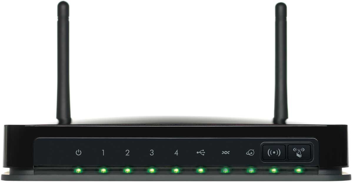 NETGEAR DGN2200M wireless router Fast Ethernet Black