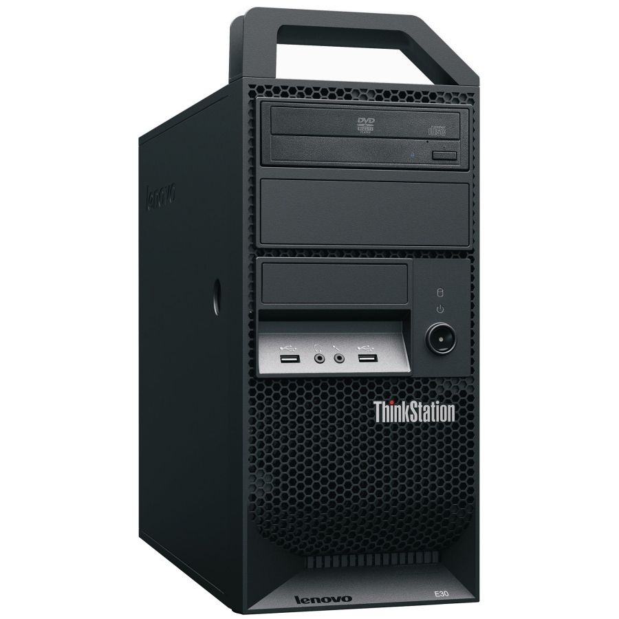 Lenovo ThinkStation E30 Intel® Xeon® E3 Family E3-1225 4 GB DDR3-SDRAM Windows 7 Professional Workstation Black