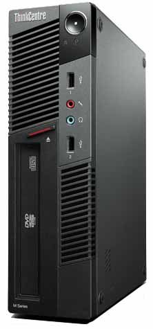 Lenovo ThinkCentre M91 Intel® Core™ i3 i3-2100 2 GB DDR3-SDRAM 320 GB Windows 7 Professional PC Black