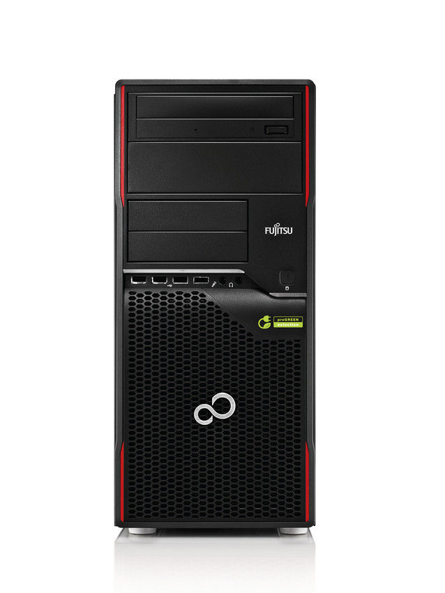 Fujitsu CELSIUS W410 Intel® Core™ i5 i5-2500 4 GB DDR3-SDRAM Windows 7 Professional Minitower Workstation Black