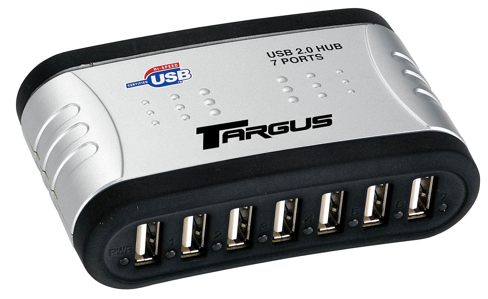 Targus USB 2.0 7-Port Hub with AC Adapter 480 Mbit/s
