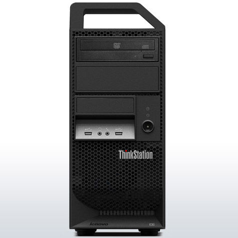 Lenovo ThinkStation E30 Intel® Core™ i3 i3-2100 4 GB DDR3-SDRAM Windows 7 Professional Tower Workstation Black