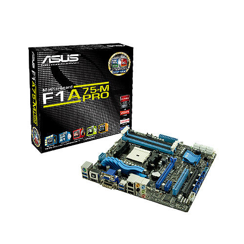 ASUS F1A75-M PRO motherboard AMD A75 Socket FM1 micro ATX