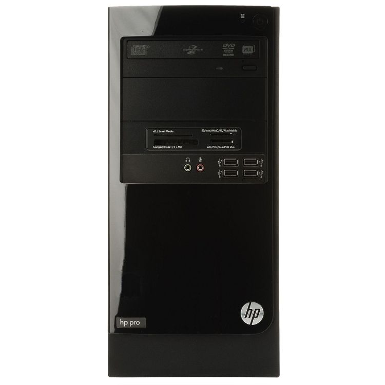 HP Pro 3300 + QD287A Intel® Pentium® G840 2 GB DDR3-SDRAM 500 GB Intel® HD Graphics Windows 7 Professional Mini Tower PC Black