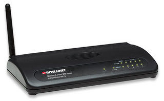 Intellinet 524582 wireless router Fast Ethernet Black