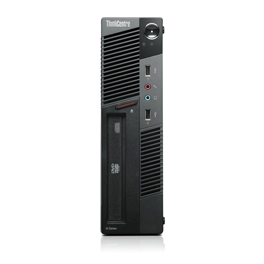 Lenovo ThinkCentre M91 USFF Intel® Core™ i3 i3-2100 2 GB DDR3-SDRAM 320 GB Windows 7 Professional PC Black