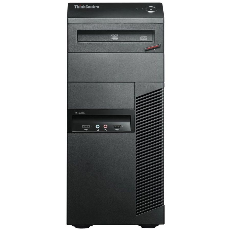Lenovo ThinkCentre M81 Intel® Core™ i3 i3-2100 2 GB DDR3-SDRAM 320 GB Windows 7 Professional Tower PC Black