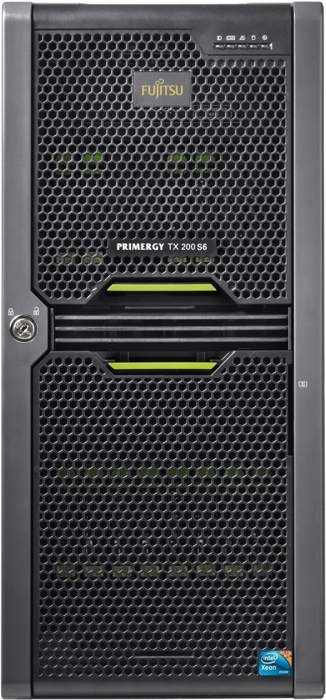 Fujitsu PRIMERGY TX200 S6 server 0 GB Tower (5U) Intel® Xeon® 5000 Sequence E5620 2.4 GHz 4 GB DDR3-SDRAM 800 W