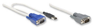 Intellinet 1.8m M/M HD15/HD15, USB KVM cable 70.9" (1.8 m)