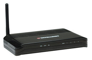 Intellinet 503693 wireless router Fast Ethernet Black