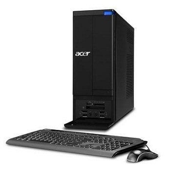 Acer Aspire AX3450-MR20P Intel® Celeron® 450 4 GB 500 GB Windows 7 Home Premium Small Desktop PC Black
