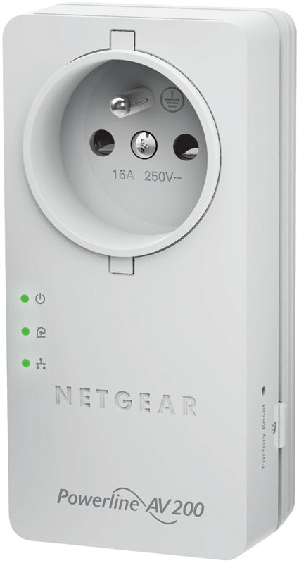 NETGEAR Powerline AV+ 200 NDP Ethernet 200 Mbit/s