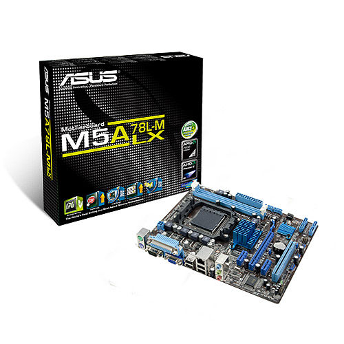 ASUS M5A78L-M LX AMD 760G Socket AM3 micro ATX