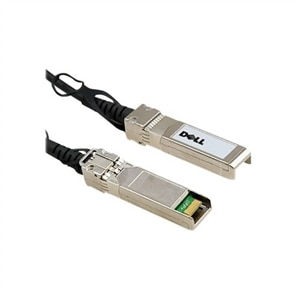 DELL 332-1662 InfiniBand/fibre optic cable 1 m QSFP+ Black, Stainless steel