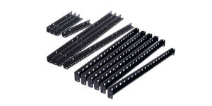 APC Recessed Rail Kit for 600mm wide 19" Black