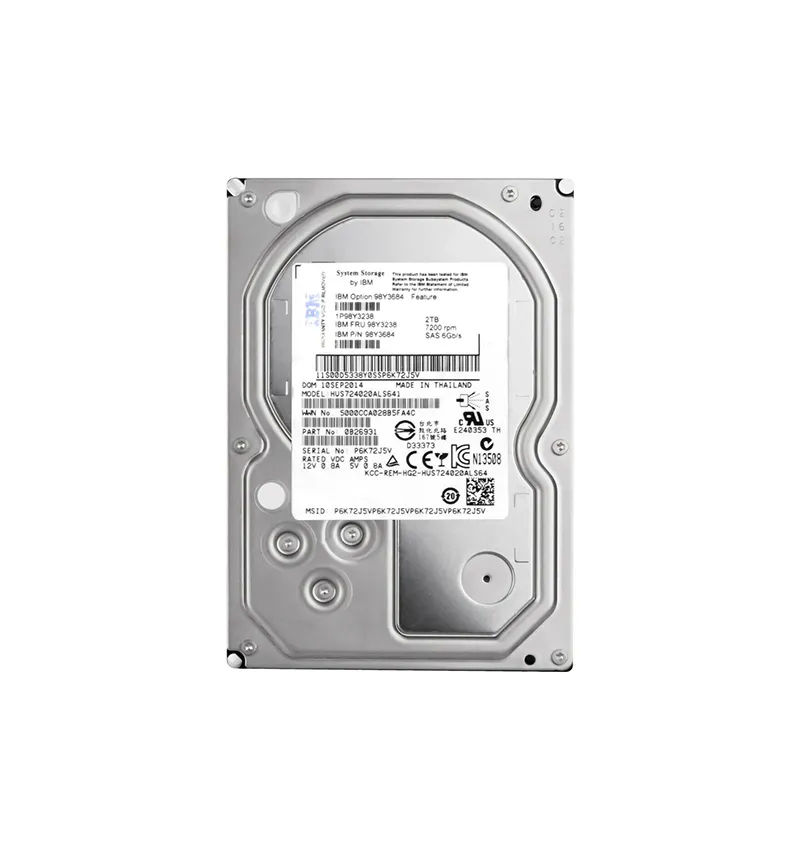 98Y3238 - IBM 2TB 7200RPM SAS 6Gb/s 3.5-in Hard Drive