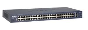 NETGEAR Switch met 48 x 10/100 poorten en 2 x Gigabit poorten