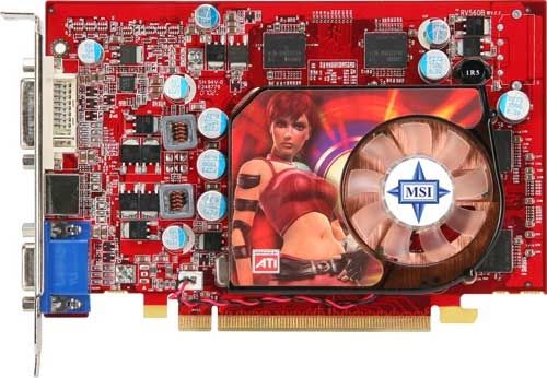 MSI RX1650GT-TD256E graphics card GDDR3