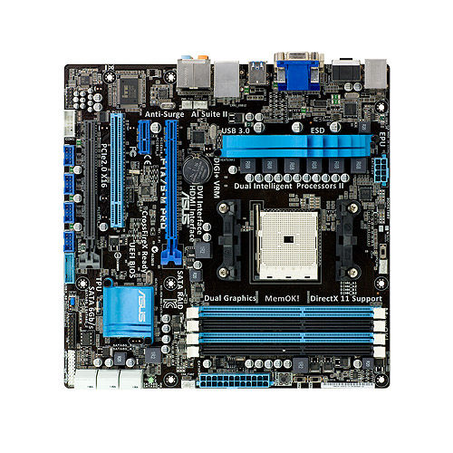 ASUS F1A75-M PRO/CSM motherboard AMD A75 Socket FM1 ATX