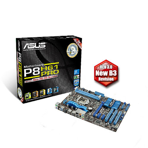 ASUS P8H61 PRO Intel® H61 LGA 1155 (Socket H2) ATX