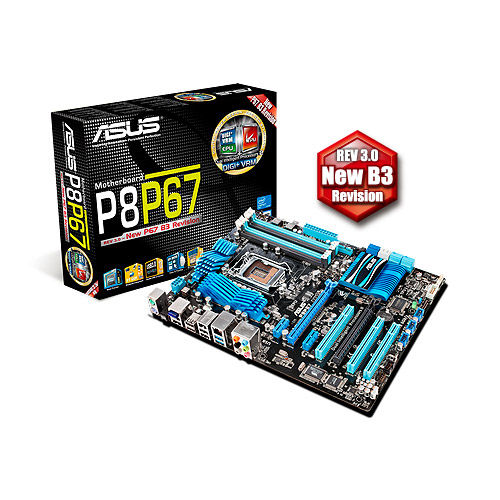 ASUS P8P67 Intel® P67 LGA 1155 (Socket H2) ATX