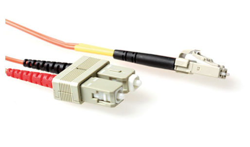 ACT LC-SC 50/125UM OM2 InfiniBand/fibre optic cable 1 m Orange