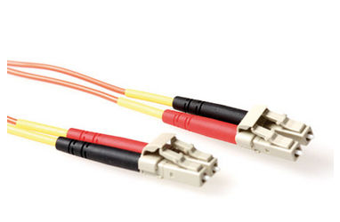 ACT LC - LC, 50/125µm InfiniBand/fibre optic cable 10 m Orange