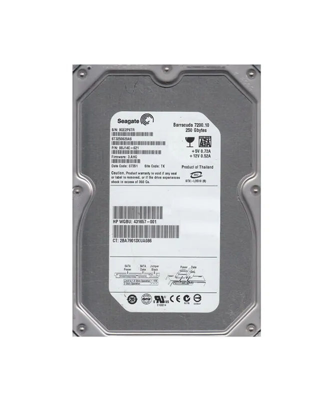 9BJ14E-621 - Seagate 250GB 7200RPM SATA 3Gb/s 3.5-in Hard Drive