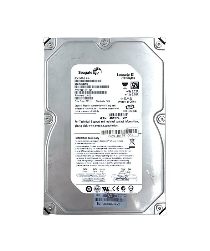 9BL148-794 - Seagate 750GB 7200RPM SATA 3Gb/s 3.5-in Hard Drive