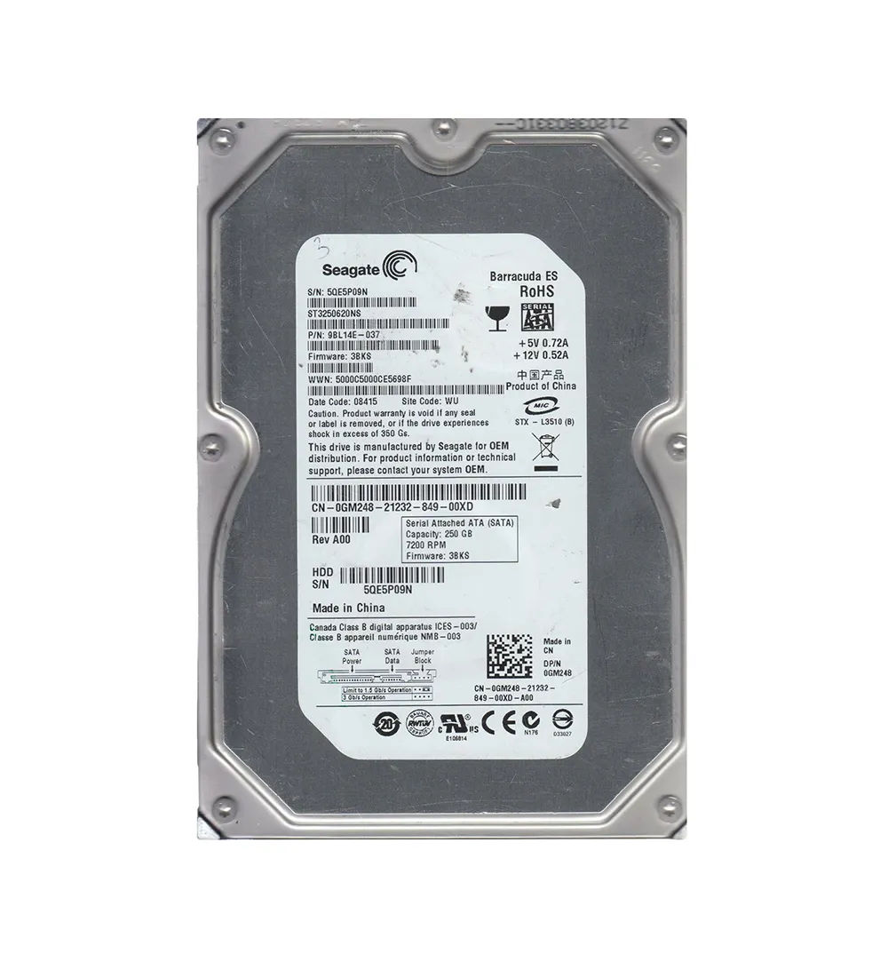9BL14E-037 - Seagate 250GB 7200RPM SATA 3Gb/s 3.5-in Hard Drive