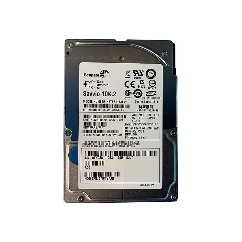 9F4066-042 - Seagate 73GB 10000RPM SAS 3Gb/s 16MB Cache 2.5-in HDD