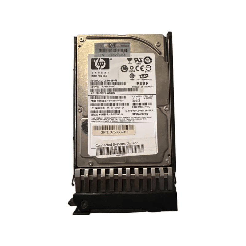 9F6066-035 - Seagate 146GB 10000RPM SAS 3Gb/s 16MB Cache 2.5-in HDD
