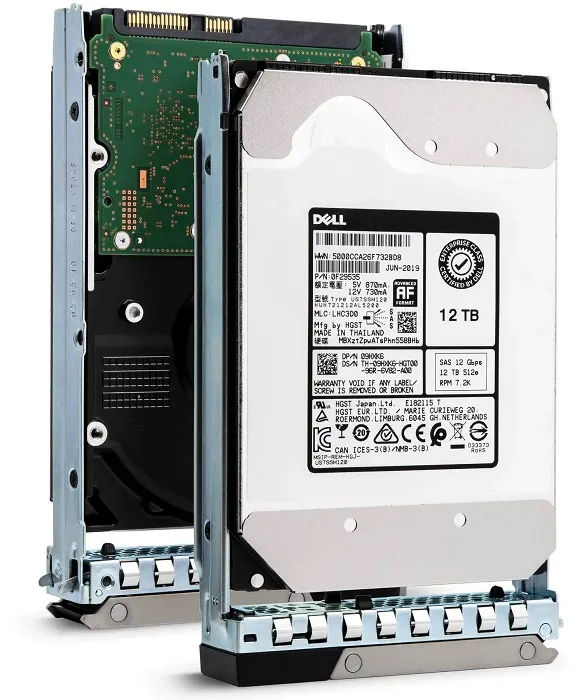 9HXK6 - Dell 12TB 7200RPM SAS 12Gb/s 3.5-Inch Hard Drive
