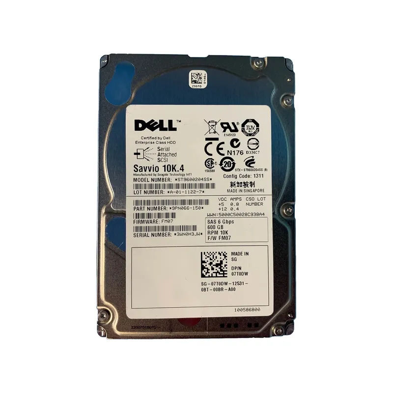 9PN066-150 - Seagate Savvio 10K.4 600GB 10000RPM SAS 2.5-Inch HDD