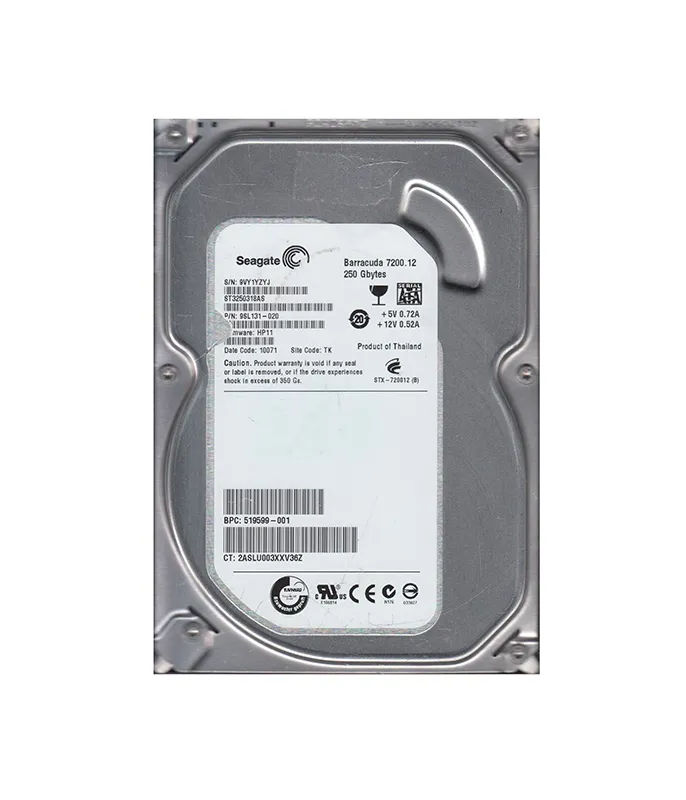 9SL131-020 - Seagate 250GB 7200RPM SATA 3Gb/s 3.5-in Hard Drive
