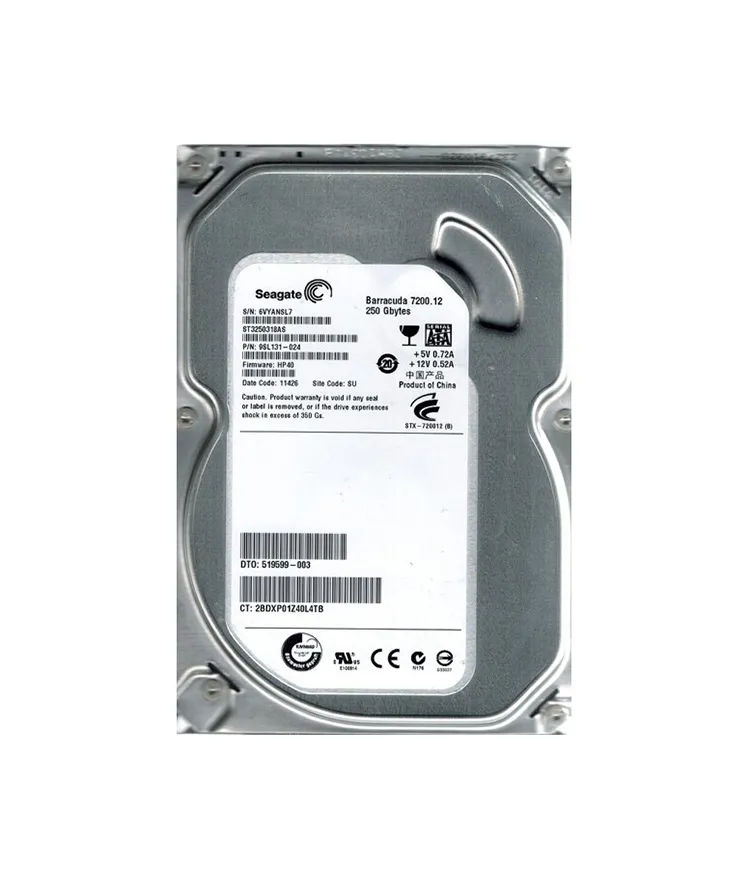 9SL131-024 - Seagate 250GB 7200RPM SATA 3Gb/s 3.5-in Hard Drive